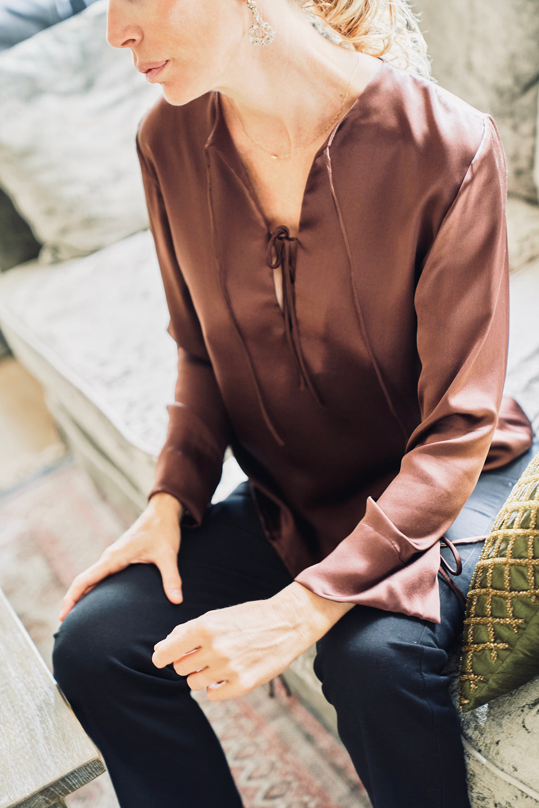 Luisa Silk  Blouse