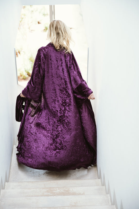 Tilla Purple  Kimono - Nicotrella