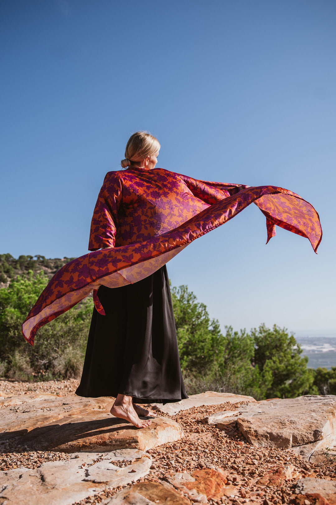 Ginevry  Floral  Kimono